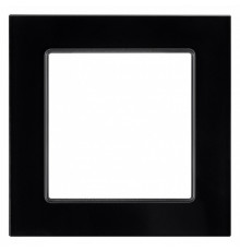 Рамка одноместная Arlight FRM-GLARE-GS-1-BK 043787