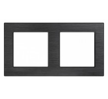 Рамка двухместная Arlight FRM-PRESTO-ALS-2-BK 043855