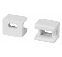 Заглушка Arlight PLINTUS-FANTOM-BENT WHITE с отверстием 043898