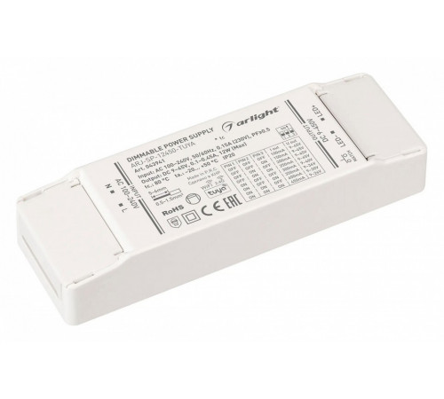 Блок питания Arlight ARJ-SP-12450-TUYA (12W, 9-45V, 0.1-0.45A, WiFi, 2.4G, IP20) 043941