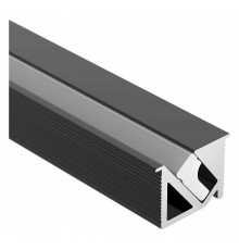 Алюминиевый профиль Arlight SL-BEVEL-H10-F14-2000 ANOD BLACK 044084