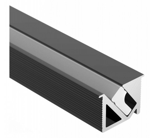 Алюминиевый профиль Arlight SL-BEVEL-H10-F14-2000 ANOD BLACK 044084 Алюминиевый профиль Arlight SL-BEVEL-H10-F14-2000 ANOD BLACK 044084