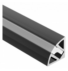 Алюминиевый профиль Arlight SL-KANT-H11-2000 ANOD BLACK 044086