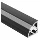 Алюминиевый профиль Arlight SL-KANT-H11-2000 ANOD BLACK 044086