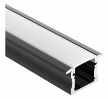 Алюминиевый профиль Arlight LINE-2315-F-2000 ANOD BLACK 044278