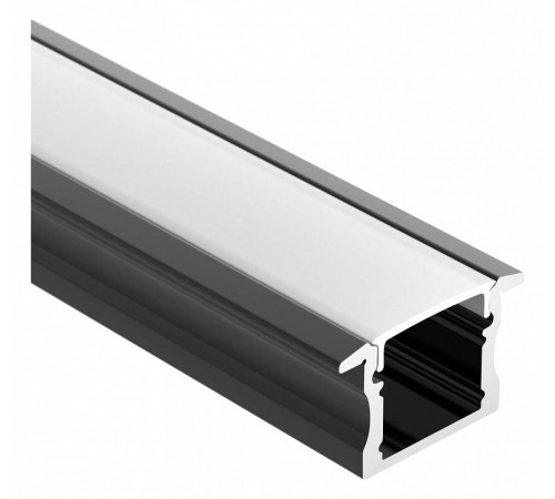 Алюминиевый профиль Arlight LINE-2315-F-2000 ANOD BLACK 044278 Алюминиевый профиль Arlight LINE-2315-F-2000 ANOD BLACK 044278