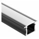 Алюминиевый профиль Arlight LINE-2315-F-2000 ANOD BLACK 044278