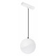 Трековый магнитный светильник Arlight MAG-VIBE-EMISFERO-HANG-R100-6W Warm3000 (WH, 130 deg, 48V) 044456