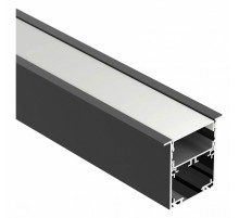Алюминиевый профиль Arlight SL-LINIA52-3L-F-2000 ANOD BLACK 044685