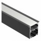 Алюминиевый профиль Arlight SL-LINIA52-3L-F-2000 ANOD BLACK 044685