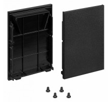 Заглушка Arlight LINE-5075-HONEYCOMB BLACK глухая 044882