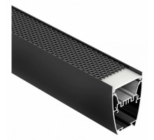 Алюминиевый профиль Arlight LINE-5075-U-HONEYCOMB-2000 BLACK 044885