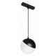Трековый магнитный светильник Arlight MAG-VIBE-EMISFERO-HANG-R100-6W Day4000-MIX (BK, 130 deg, 48V, DALI) 045012