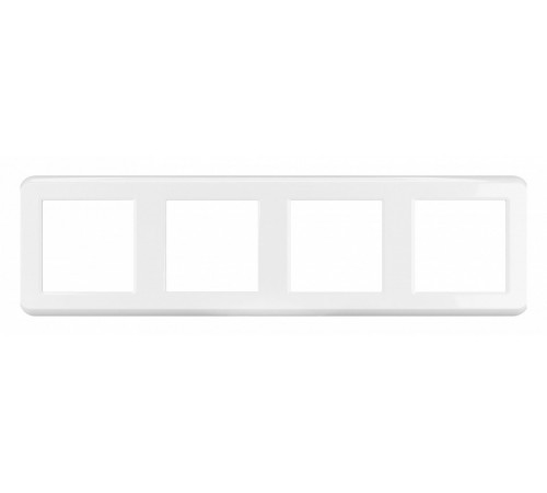 Рамка четырехместная Arlight FRM-VERSA-PL-4-WH 045187 Рамка четырехместная Arlight FRM-VERSA-PL-4-WH 045187