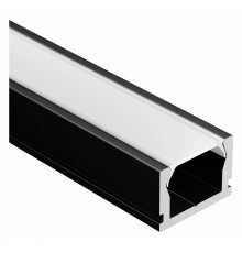 Алюминиевый профиль Arlight PIK-1007-2000 ANOD BLACK 045492