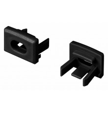 Заглушка Arlight PIK-1007 черная с отверстием 045496