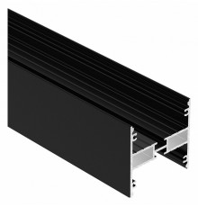 Алюминиевый профиль Arlight LINE-5050-DUAL-2000 ANOD BLACK 045652