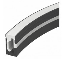 Силиконовый профиль Arlight WPH-FLEX-0612-SIDE-S8-10m BLACK 045785
