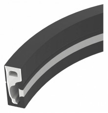 Силиконовый профиль Arlight WPH-FLEX-0616-SIDE-S9-5m FULL BLACK 045842