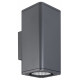 Уличный настенный светильник Arlight LGD-EVO-WALL-TWIN-S100x100-2x12W Warm3000 (GR, 44 deg, 230V) 046195
