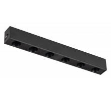 Трековый магнитный светильник Arlight MAG-DOTS-25-L200-6W Day4000 (BK, 30 deg, 24V, DALI) 046322