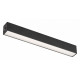 Трековый магнитный светильник Arlight MAG-FLAT-25-L200-6W Warm3000 (BK, 100 deg, 24V, DALI) 046332