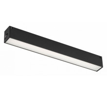 Трековый магнитный светильник Arlight MAG-FLAT-25-L400-12W Warm3000 (BK, 100 deg, 24V, DALI) 046333