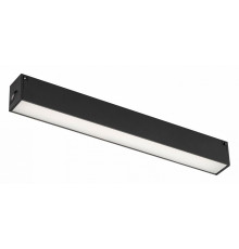 Трековый магнитный светильник Arlight MAG-FLAT-25-L400-12W Warm3000 (BK, 100 deg, 24V, DALI) 046333
