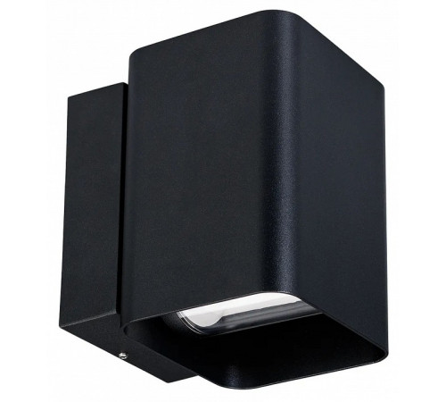 Уличный настенный светильник Arlight LGD-WALL-VARIO-S104x129-2x6W Day4000 (BK, 1-80 deg) 046428