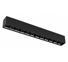 Трековый магнитный светильник Arlight MAG-LASER-45-L320-12W Warm3000 (BK, 15 deg, 24V, DALI) 046528