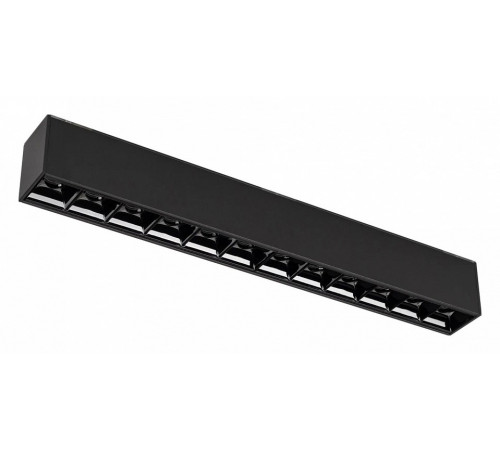 Трековый магнитный светильник Arlight MAG-LASER-45-L320-12W Warm3000 (BK, 15 deg, 24V, DALI) 046528