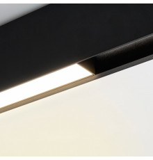 Трековый магнитный светильник Arlight MAG-FLAT-45-L205-6W Warm3000 (BK, 100 deg, 24V, DALI) 046576
