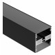 Алюминиевый профиль Arlight LINE-5050-DUAL-3000 ANOD BLACK 047487
