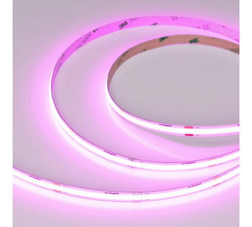Светодиодная лента Arlight COB-X480-8mm 24V Magenta (8 W/m, IP20, 5m) 047741