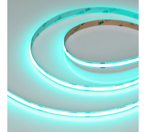 Светодиодная лента Arlight COB-X480-8mm 24V Emerald (8 W/m, IP20, 5m) 047742