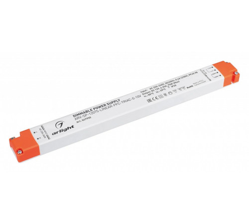 Блок питания Arlight ARV-SP-12075-LINEAR-PFC-TRIAC-0-10V (12V, 6.25A, 75W) 047950