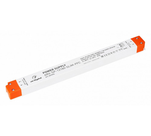 Блок питания Arlight ARV-SP-12180-SLIM-PFC (12V, 15A, 180W) 047994