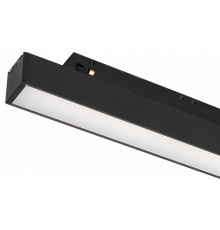Трековый магнитный светильник Arlight MAG-ORIENT-FLAT-L350-12W Day4000 (BK, 80 deg, 48V) 048750
