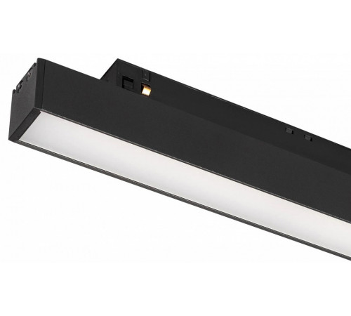 Трековый магнитный светильник Arlight MAG-ORIENT-FLAT-L350-12W Day4000 (BK, 80 deg, 48V) 048750
