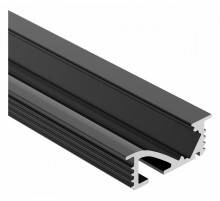 Алюминиевый профиль Arlight SL-BEVEL-W21-F-2000 ANOD BLACK 048997