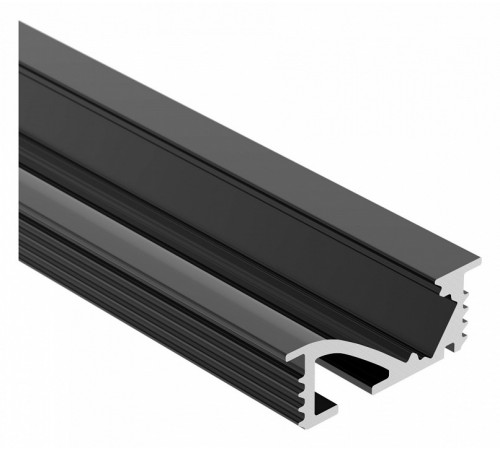 Алюминиевый профиль Arlight SL-BEVEL-W21-F-2000 ANOD BLACK 048997