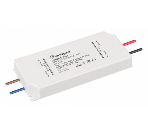 Блок питания Arlight ARPV-SP-24030-FLAT-PFC (24V, 1.25A, 30W) 049007 Блок питания Arlight ARPV-SP-24030-FLAT-PFC (24V, 1.25A, 30W) 049007