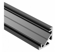 Алюминиевый профиль Arlight SL-KANT-H10-2000 BLACK 049014