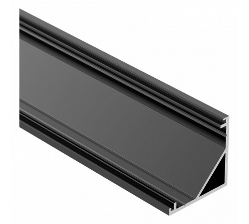 Алюминиевый профиль Arlight SL-KANT-H20-2000 BLACK 049016 Алюминиевый профиль Arlight SL-KANT-H20-2000 BLACK 049016