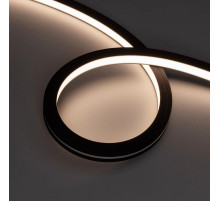 Светодиодная герметичная лента Arlight NOVA-TOP-BLACK-A120-16x15mm 24V Warm3500 (10 W/m, IP67, 2835, 5m, wire x2) 049081
