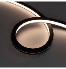 Светодиодная герметичная лента Arlight NOVA-TOP-BLACK-A120-16x15mm 24V Warm3500 (10 W/m, IP67, 2835, 5m, wire x2) 049081