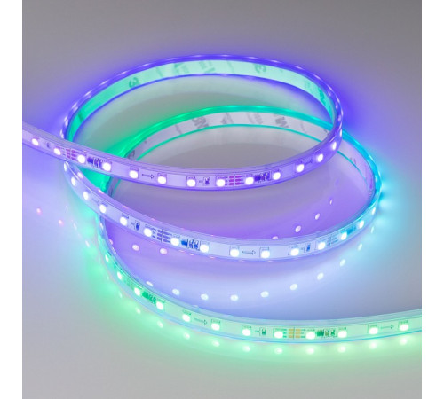 Светодиодная герметичная лента Arlight SPI-PS-A120-12mm 24V RGB-PX6-BPT (23 W/m, IP67, 2835, 5m) 049452