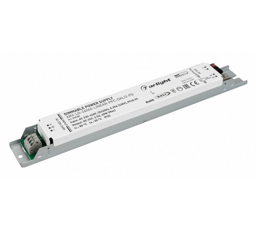 Блок питания Arlight ARV-LG-24060-LINEAR-PFC-DALI2-PD (24V, 2.5A, 60W) 049480