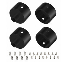 Заглушка Arlight WPH-FLEX-D22-360deg BLACK ALU с отверстием 049940