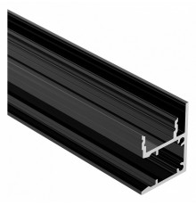 Алюминиевый профиль Arlight WALL-2228-2000 ANOD BLACK 050488